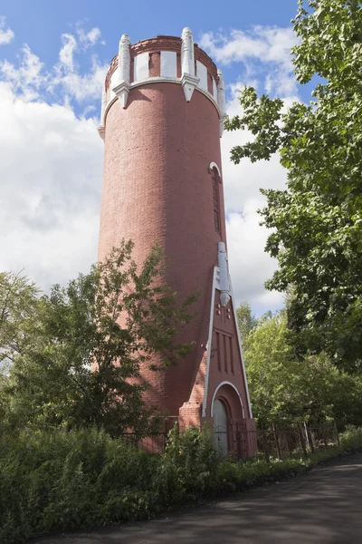 Water tower at railway station Danilov Yaroslavl Region, Russia — Stock Photo, Image