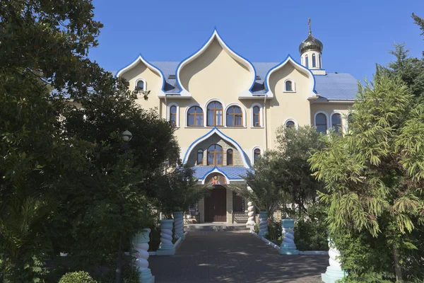 Kościół Zesłanie Ducha Świętego Adler Soczi Krasnodar Region Federacja Rosyjska — Zdjęcie stockowe