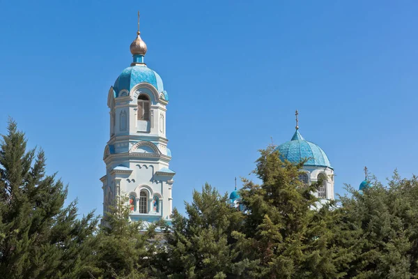 Купола Церкви Пророка Илии Городе Саки Крым — стоковое фото