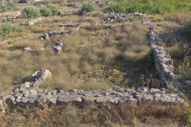 Zaozyornoye, Evpatoria, Kırım yakınlarındaki antik Greko-Scythian yerleşimi Chaika
