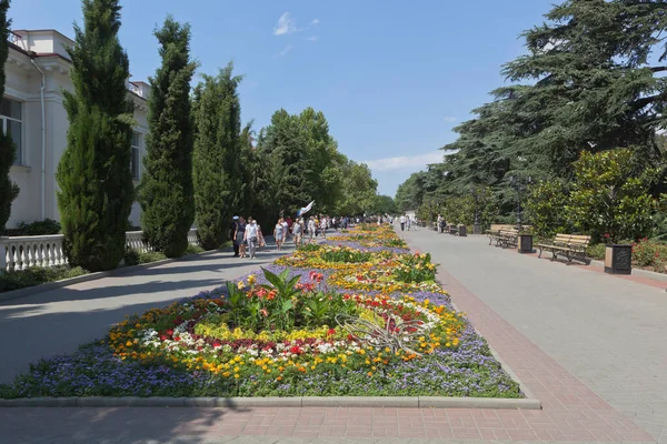 Sebastopol Crimea Julio 2020 Primorsky Boulevard Ciudad Sebastopol Crimea — Foto de Stock