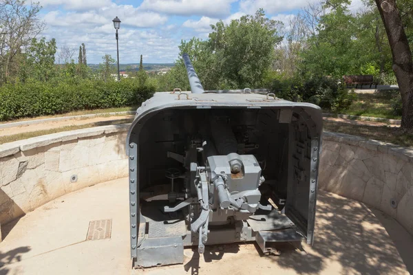 Sewastopol Krim Juli 2020 Gewehr Der Batterie Von Oberstleutnant Matjuchin — Stockfoto