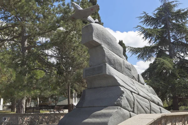 Sebastopol Crimeia Julho 2020 Monumento Aos Pilotos Viii Exército Aéreo — Fotografia de Stock