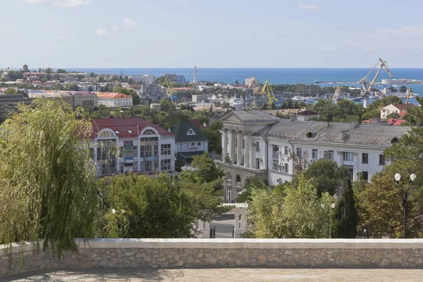 Sewastopol Krim Juli 2020 Blick Von Der Haupttreppe Des Gedenkkomplexes — Stockfoto