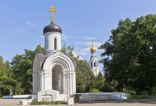 Vologda, Rusia. Capela Fecioarei de Vladimir — Fotografie, imagine de stoc