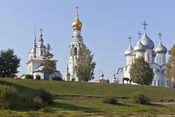 Вологодские храмы на Соборной горе, Россия — стоковое фото