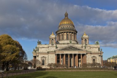St. Petersburg, Rusya. St Isaac Katedrali Güz
