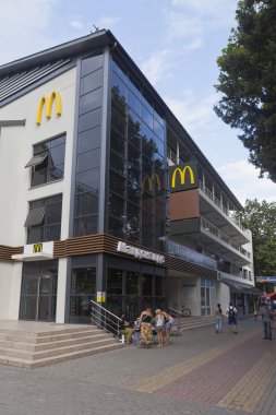 McDonalds tatil köyü Lazarevskoe, Sochi, Rusya Federasyonu