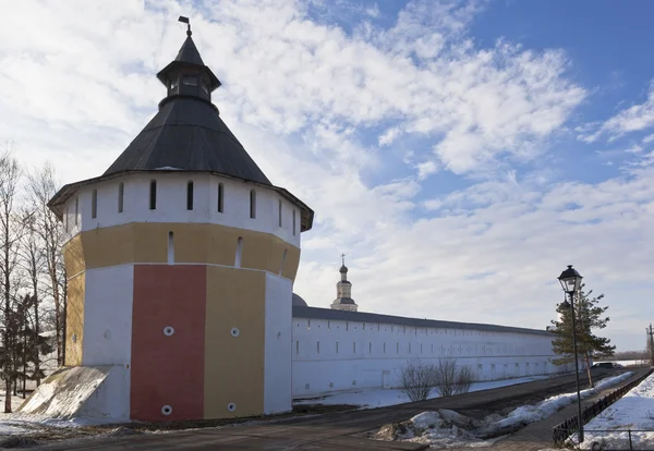 Belozerskaya башта Спасо Прилуцький монастир. Вологда, Росія — стокове фото