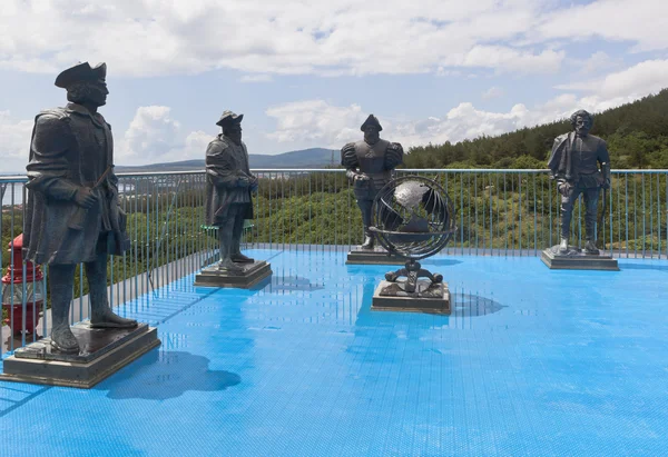 Sochy cestovatelé v námořní muzeum safari parku ve městě Gelendzhik, Krasnodar Region, Rusko — Stock fotografie