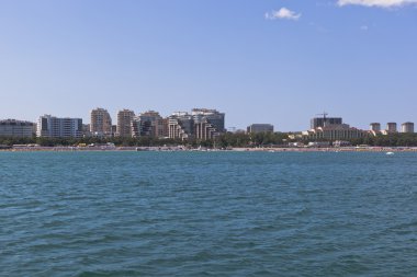 Waterfront Cape Tolstoy gelen orta, bay Gelendzhik, Krasnodar bölgesi, Rusya Federasyonu