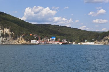View resort yerleşim Dzhanhot Gelendzhik Krasnodar bölgesi bölgesi, Rusya Federasyonu