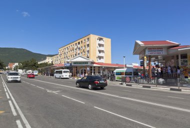 Kirova Street Gelendzhik şehir tatil. CASSA Bilet satışları için teleferik