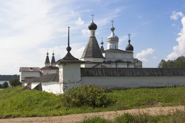 Vista Mosteiro Ferapontov Belozersky. Ferapontovo, distrito de Kirillov, região de Vologda, Rússia — Fotografia de Stock