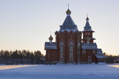 İsa'nın doğuşu Peygamber ve öncüsü John the Baptist Kilisesi. Köy Zaruchevnya (Shilovskaya), Əgər bölge, Arkhangelsk region, Rusya Federasyonu