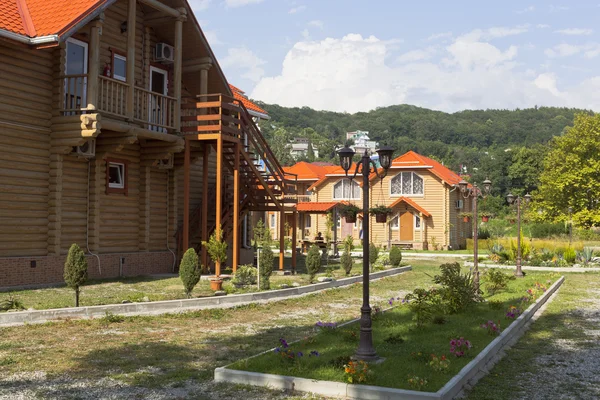 Eco-friendly hotel "Lake marvelous". Lazarevskoe, Sochi, Russia — Stock Photo, Image