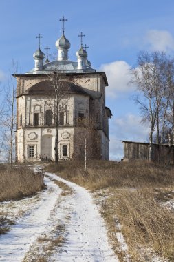 Köyde Shelota, Verkhovazhsky District, Vologda region, Rusya Federasyonu Holy Trinity Kilisesi