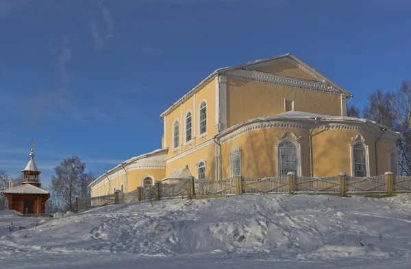 Kathedraal van de veronderstelling in Verkhovazhye, Vologda regio, Rusland — Stockfoto