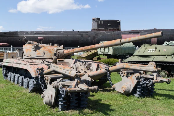 Soviet tank of times of world war II — Stock Photo, Image