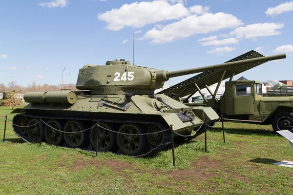 Soviet tank of times of world war II — Stock Photo, Image