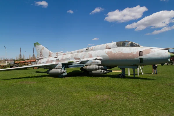 Altes sowjetisches Militärflugzeug. — Stockfoto