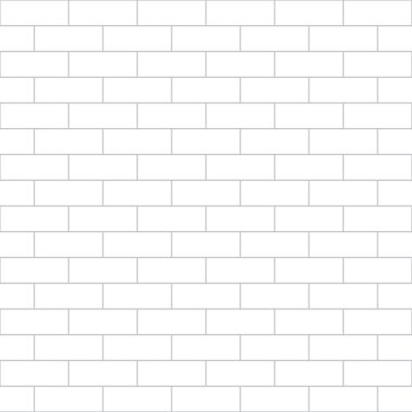 Soyut kesintisiz beyaz düz tuğla duvar