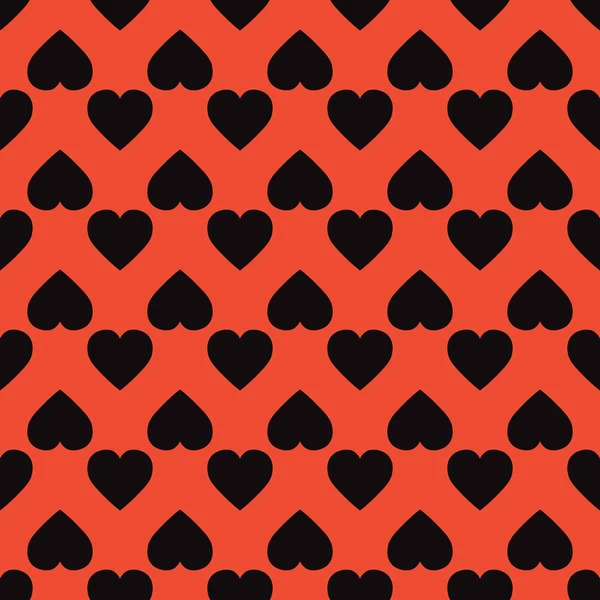 A pattern of hearts — Stock Vector