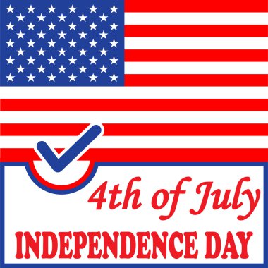 Bağımsızlık günü Amerikan bayrağı arka plan