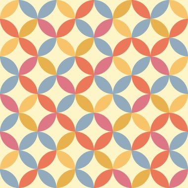 Dikişsiz vintage desen