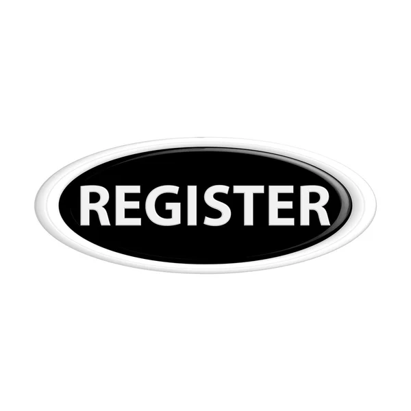 Registreer knop — Stockvector