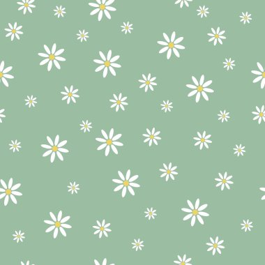 sorunsuz çiçek deseni papatya