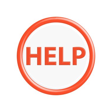 Kırmızı Yardım düğmesini. 