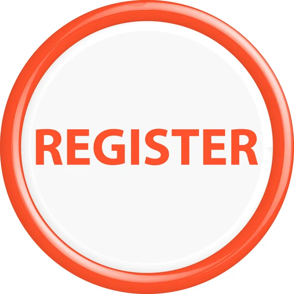 Register button — Stock Vector