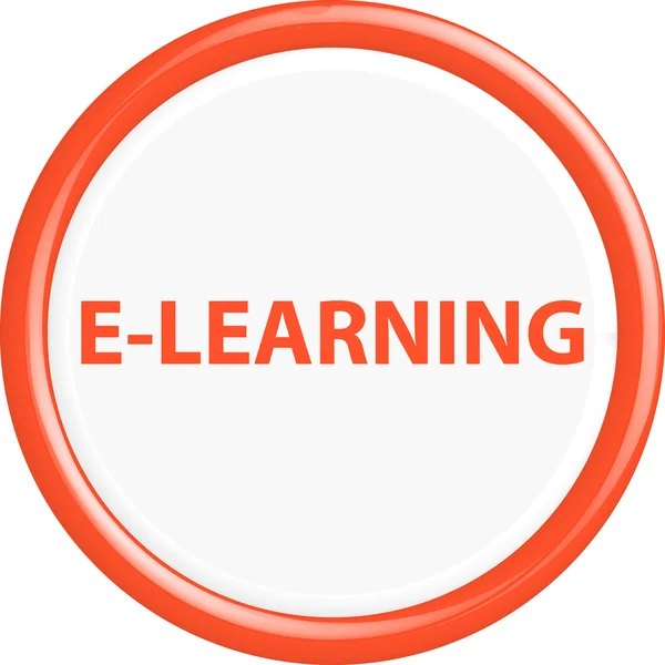 -Taste E-Learning — Stockvektor