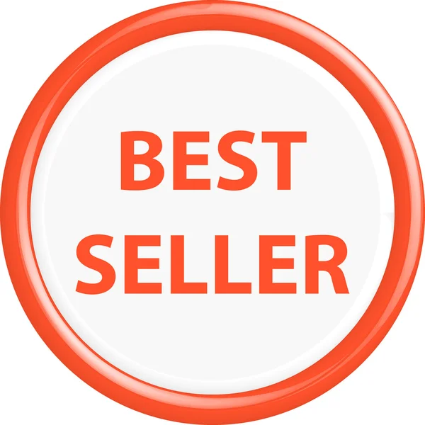 Bouton best seller — Image vectorielle