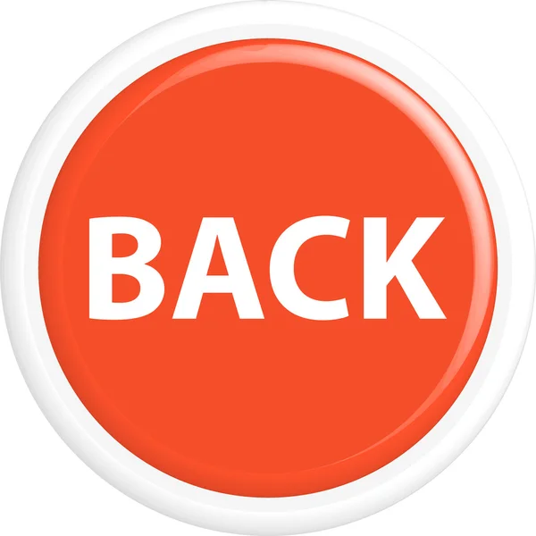 Button back — Stock Vector