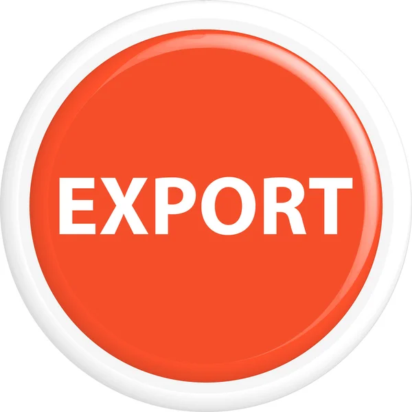 Przycisk eksportu — Wektor stockowy