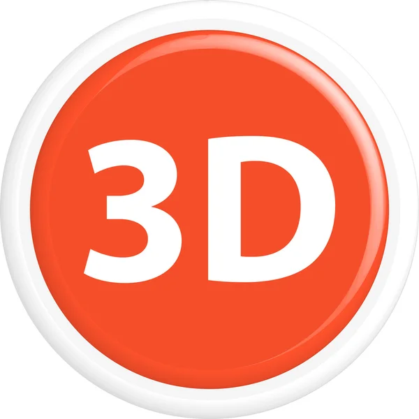 Bouton 3d — Image vectorielle