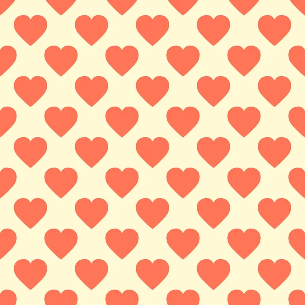 A pattern of hearts — Stock Vector