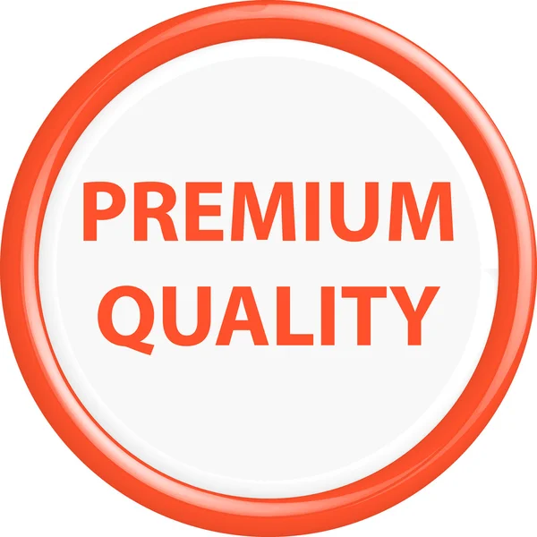 Button premium quality — Stock Vector