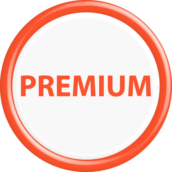 Button premium — Stock Vector