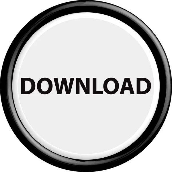 Düğme download — Stok Vektör