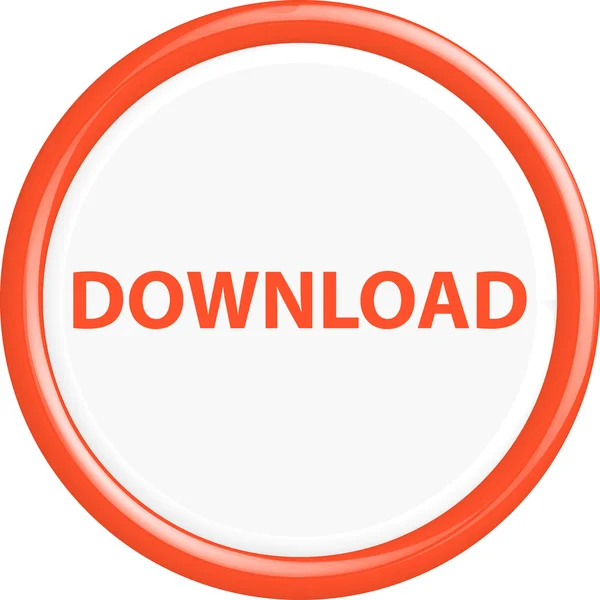 Düğme download — Stok Vektör