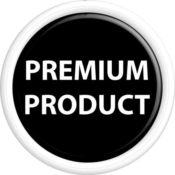 Düğme premium ürün — Stok Vektör