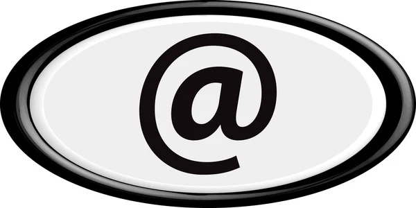 Кнопка електронної пошти — стоковий вектор