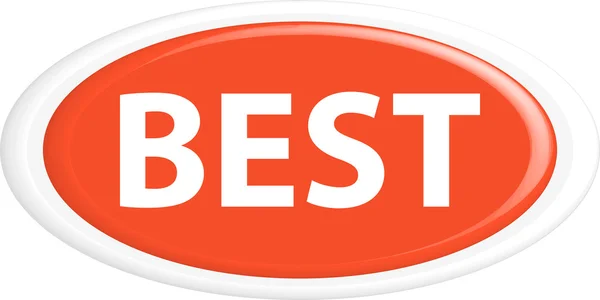 Button best — Stock Vector