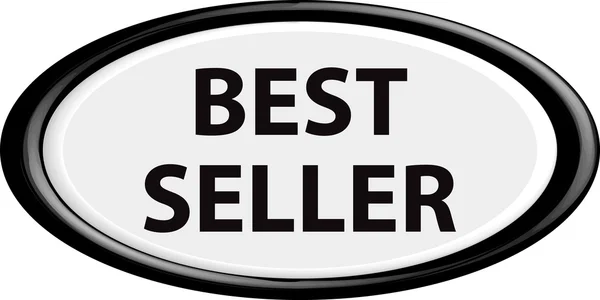 Bouton best seller — Image vectorielle