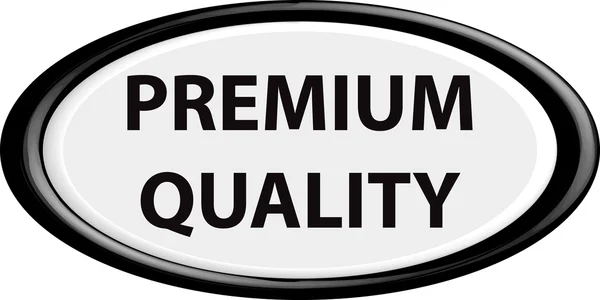 Button premium quality — Stock Vector