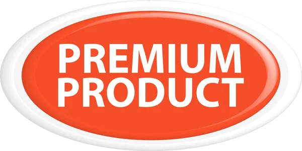Button premium product — Stock Vector