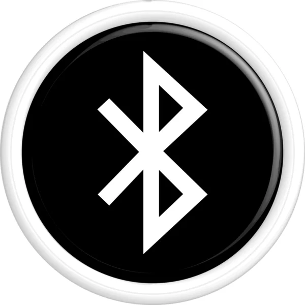 Button Bluetooth — Stock Vector